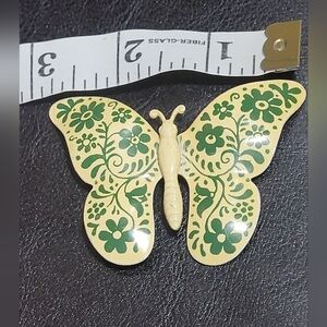 Vintage Made in West GERMANY Enamel Butterfly Brooch